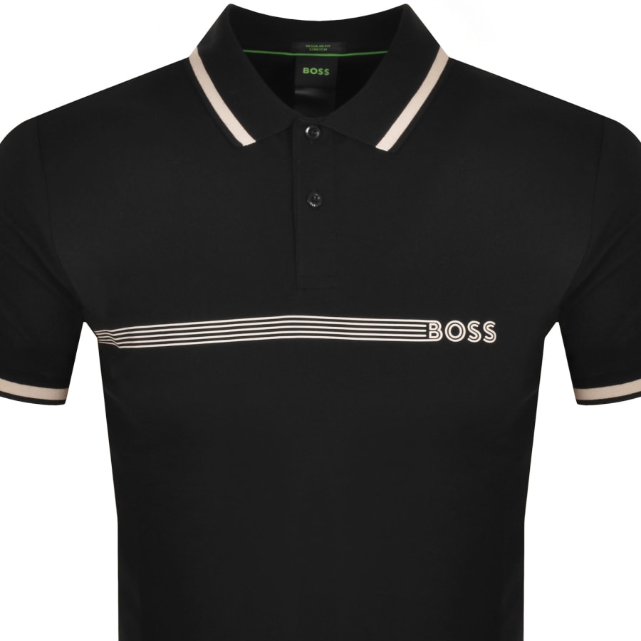 BOSS Paddy 1 Polo T Shirt Black Mainline Menswear Canada